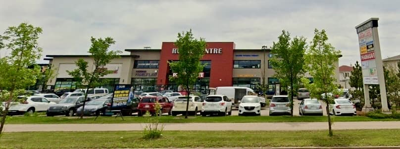 Royal Centre building - Clinic 1 Medical location at 16644-71 St NW Edmonton, featuring modern architecture with ample parking